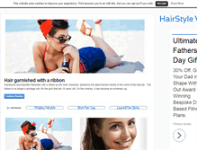Tablet Screenshot of hairstylevision.com
